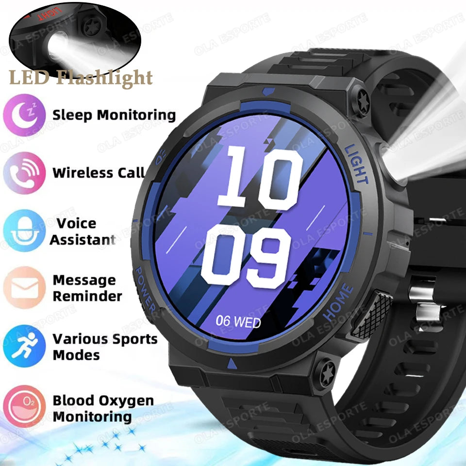 Swimming Smartwatch | 30M Waterproof, Flashlight & Fitness Tracker