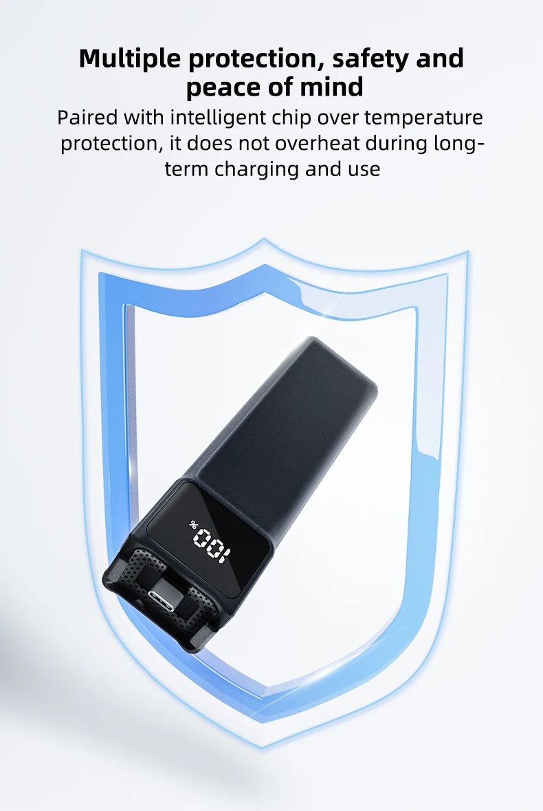 5000mAh Charging Hand Grip for DJI Osmo Pocket 3 with Mini Bracket