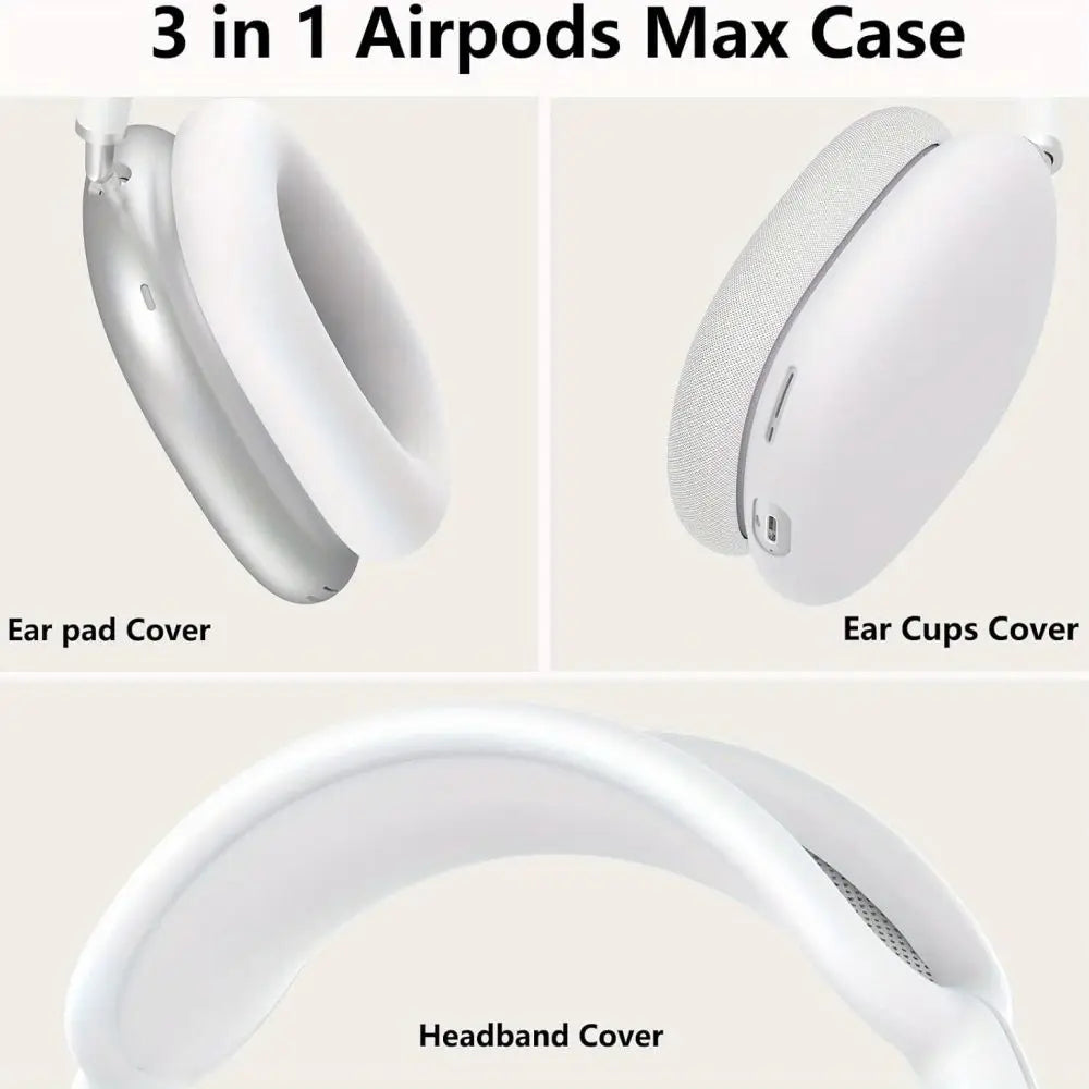 Soft Silicone Protector for AirPods Max | Shockproof Earphone Case