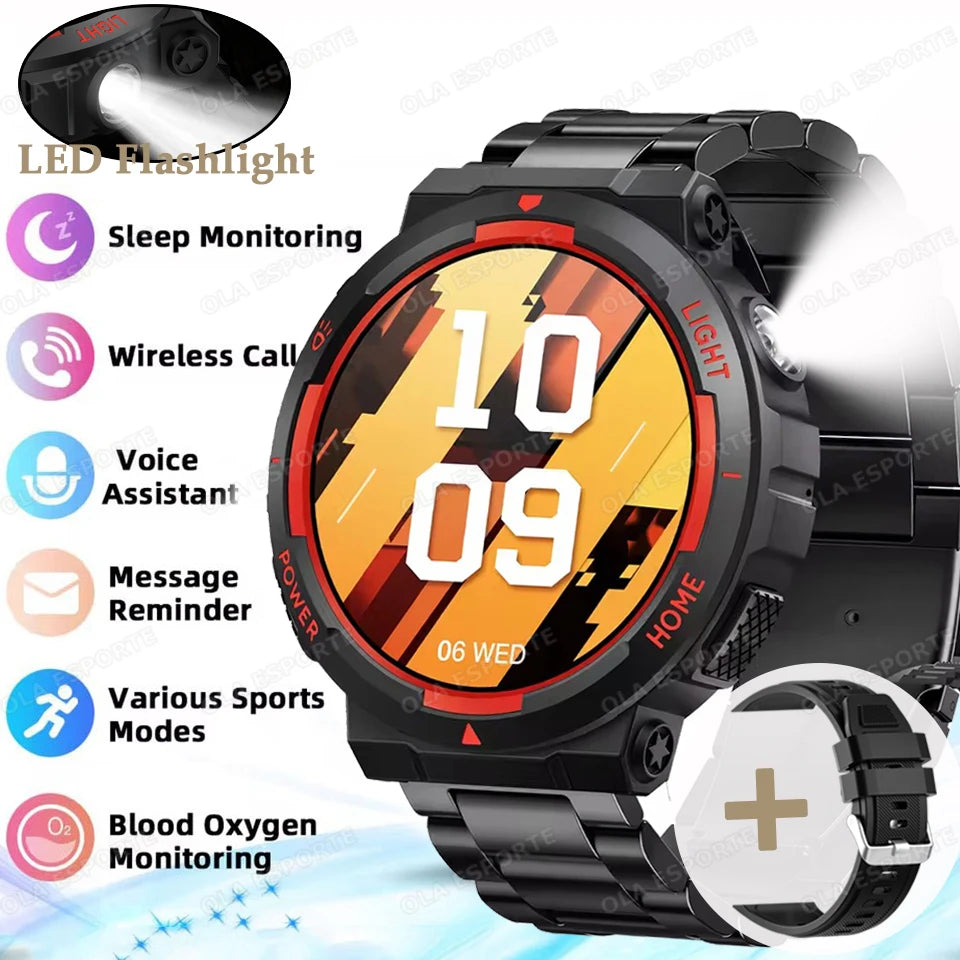 Swimming Smartwatch | 30M Waterproof, Flashlight & Fitness Tracker