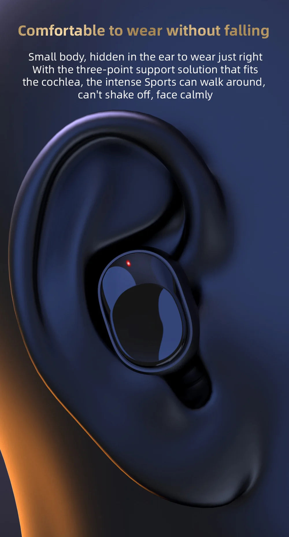 #Y80 New Bluetooth Earphones Tws Wireless Sports Running Waterproof Noise Reduction Gaming Esports Mobile Digital Display