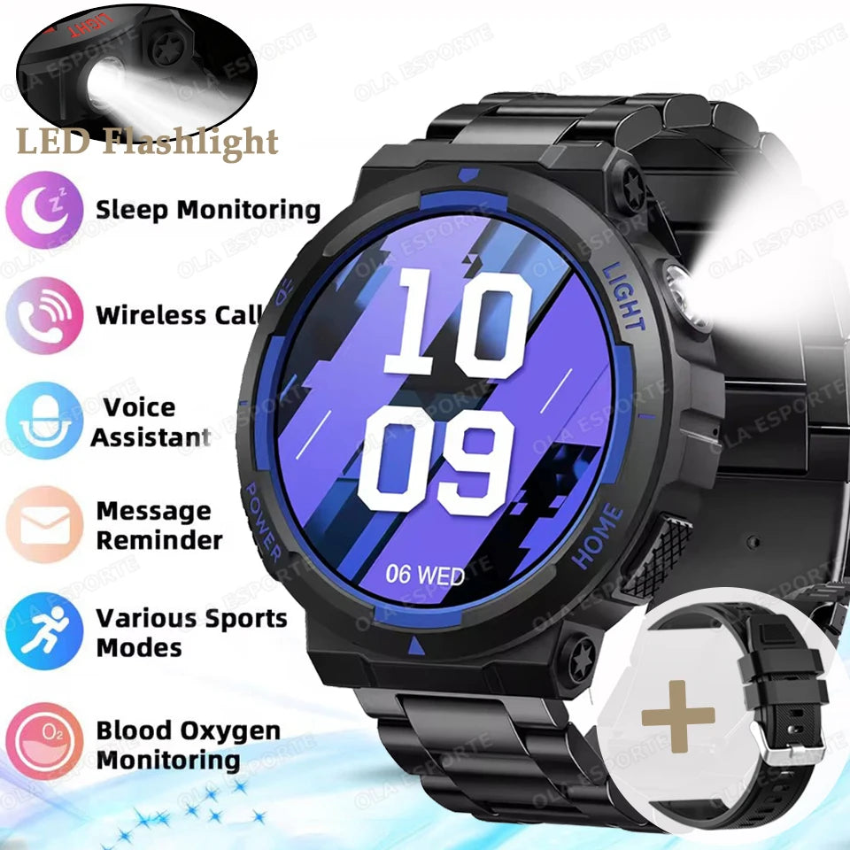 Swimming Smartwatch | 30M Waterproof, Flashlight & Fitness Tracker