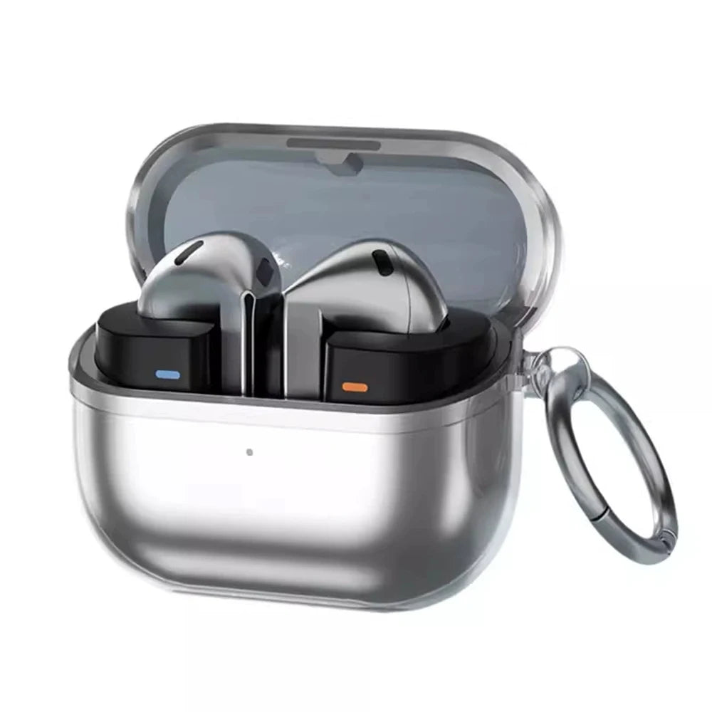 Galaxy Buds 3 / 3 Pro Case | Transparent TPU Cover with Keychain