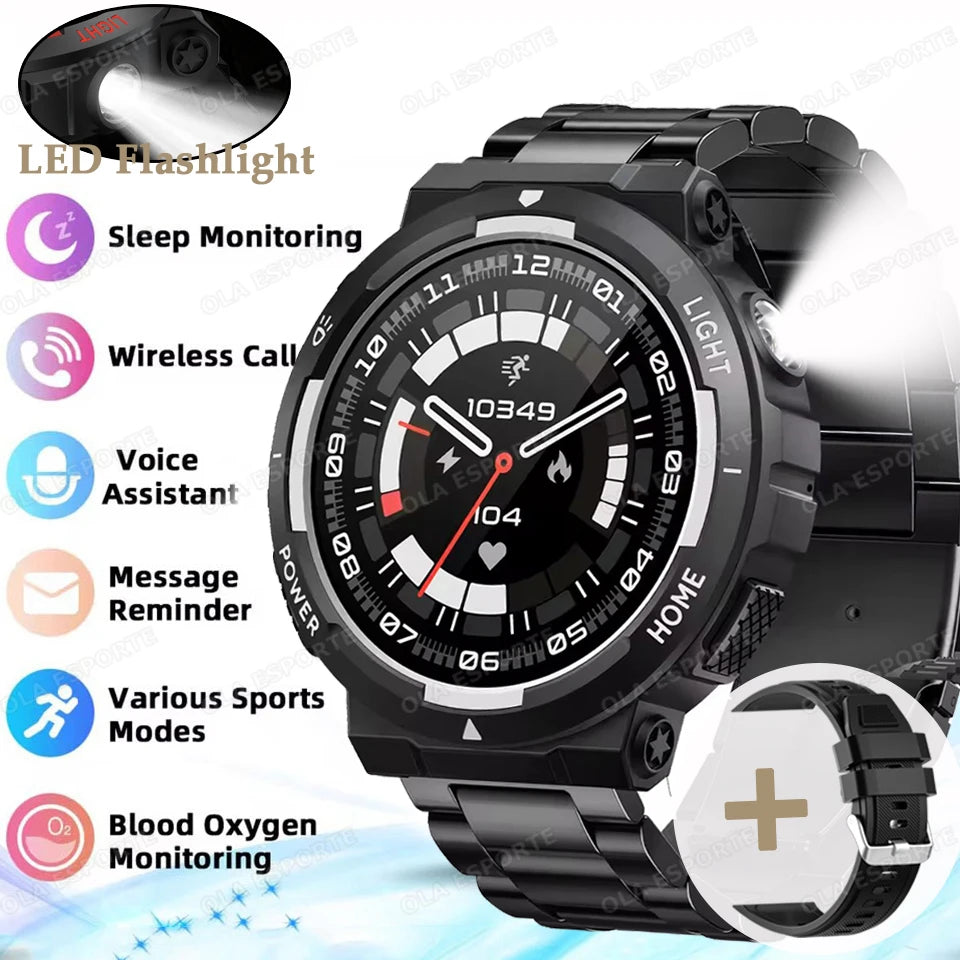 Swimming Smartwatch | 30M Waterproof, Flashlight & Fitness Tracker