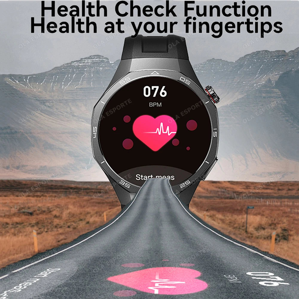 2025 New IP68 Waterproof Smart Watch AMOLED Screen Bluetooth Call All-day Heart Rate Monitoring Health Smartwatch For Men Women.