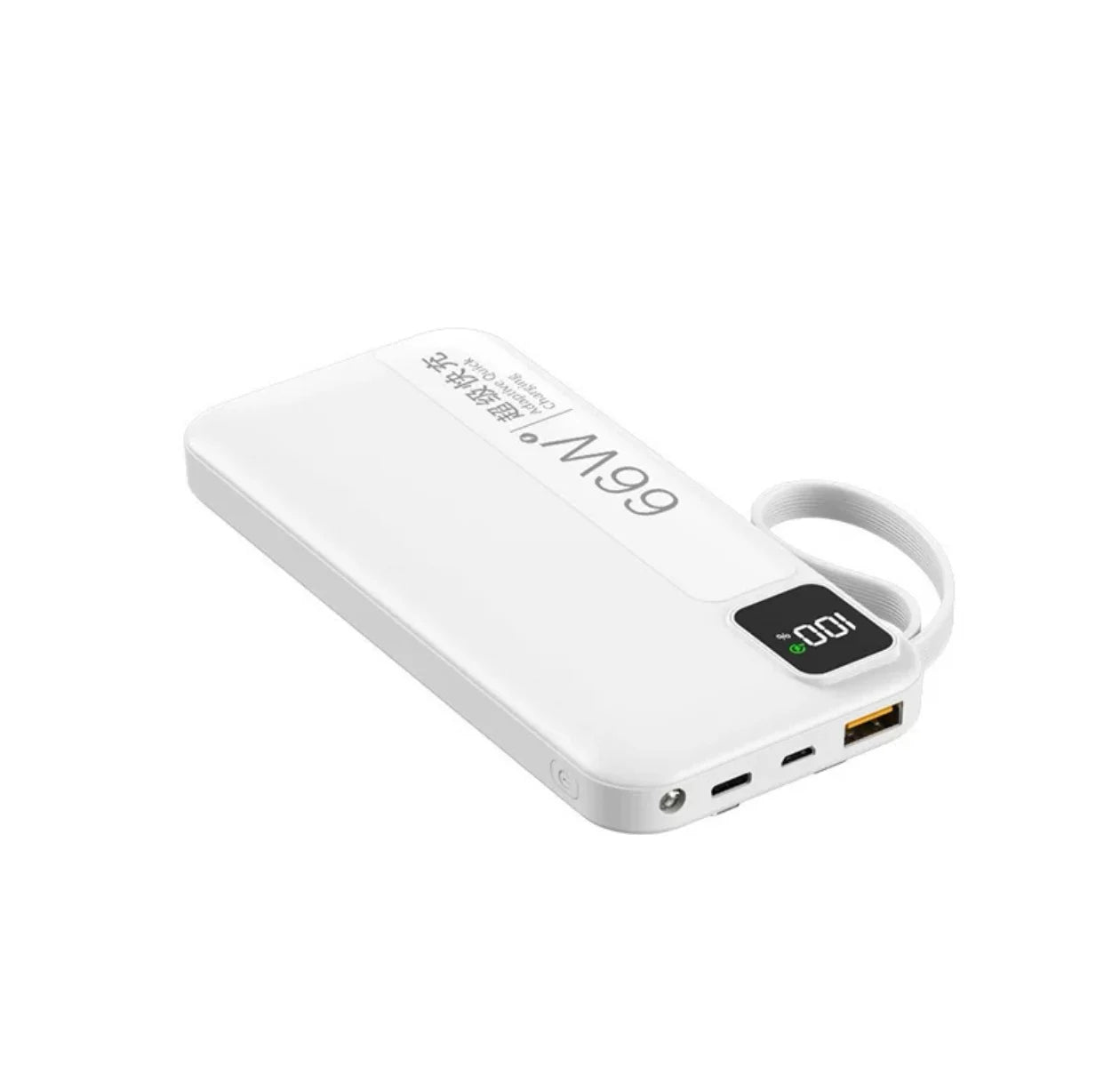 Fast Charging 66W Portable Power Bank – Compact & Powerful