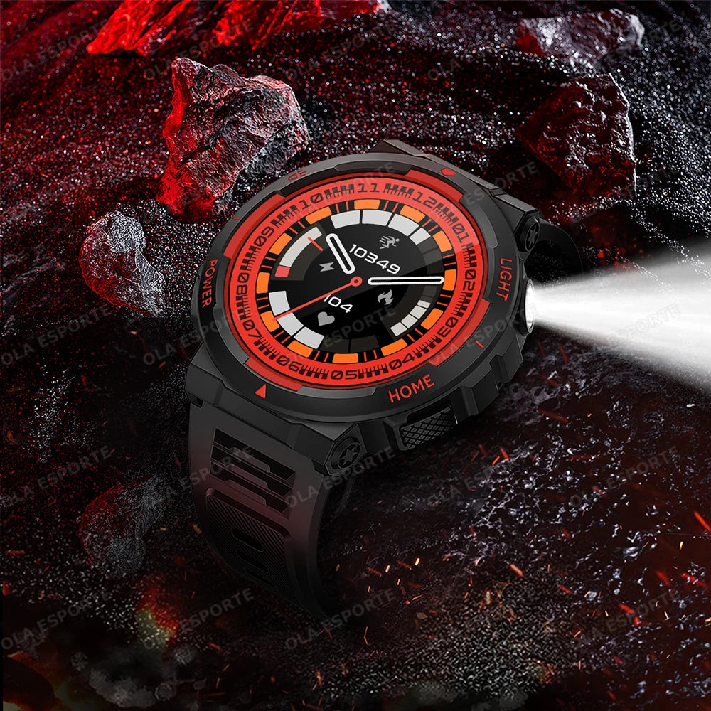 Swimming Smartwatch | 30M Waterproof, Flashlight & Fitness Tracker