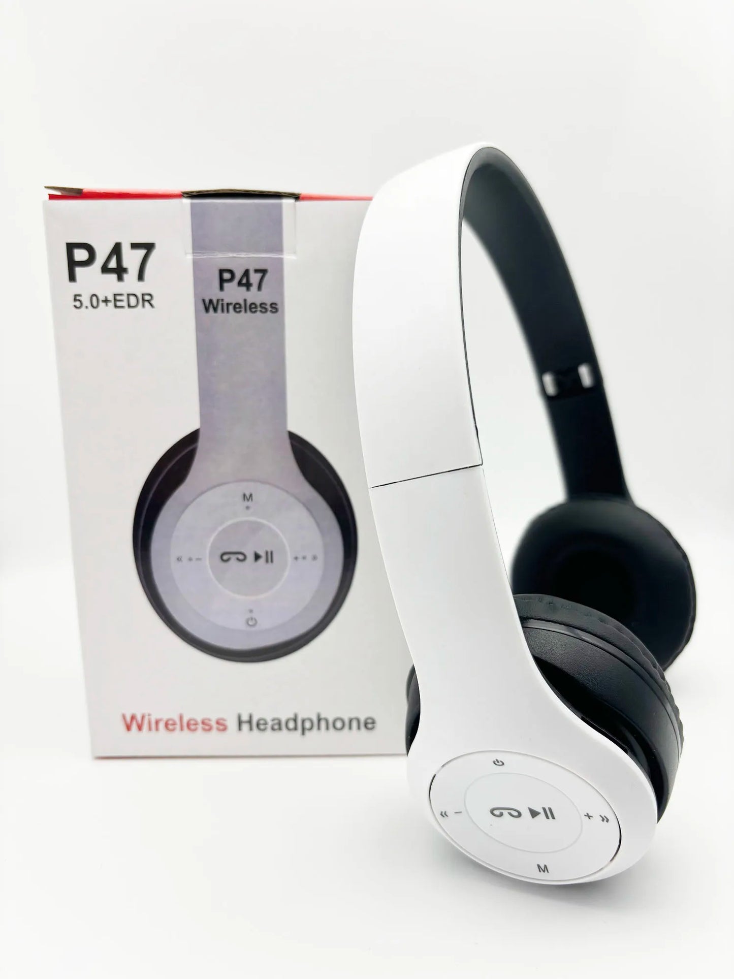P47 Foldable Bluetooth Headset | Wireless Stereo for iPhone & Android
