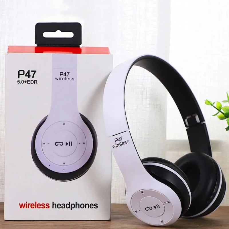 P47 Bluetooth Headset | Wireless, Noise Canceling for iPhone & Samsung