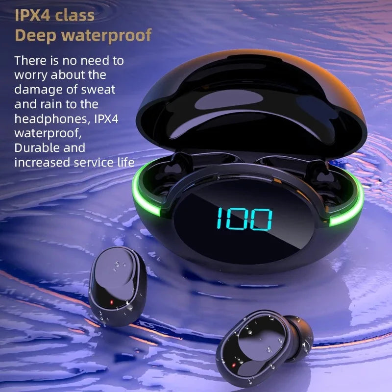 #Y80 New Bluetooth Earphones Tws Wireless Sports Running Waterproof Noise Reduction Gaming Esports Mobile Digital Display