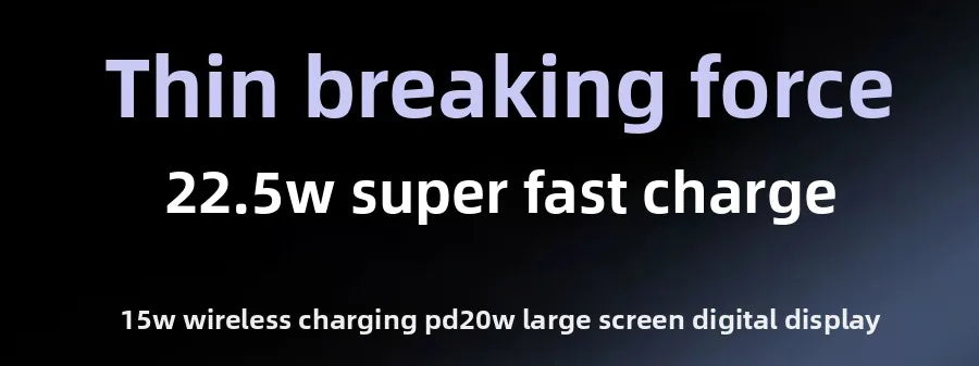 XIAOMI 5000mAh Portable Power Bank Fast Charging Battery Smart Temperature Control 22.5W Multi-Layer Safety Protections