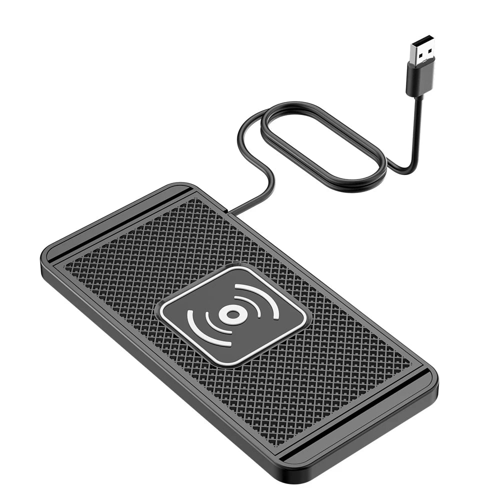15W Smart Wireless Charger – Auto-Sensing Fast Charge for Android & Huawei