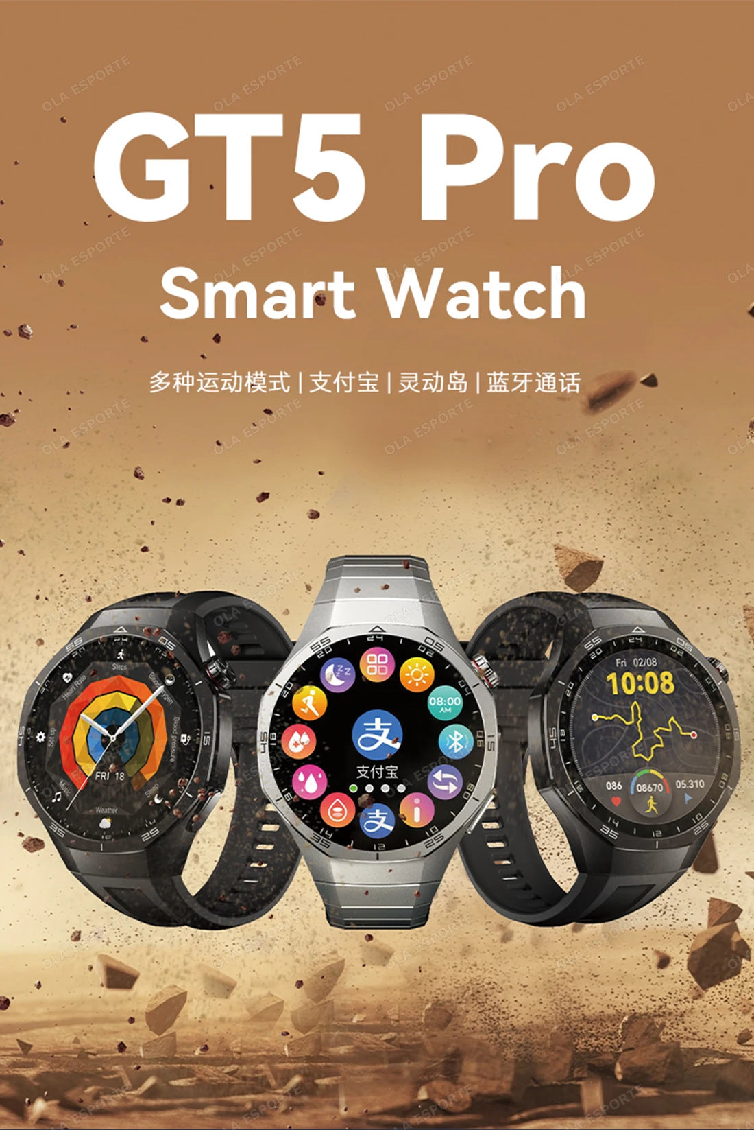 2025 New IP68 Waterproof Smart Watch AMOLED Screen Bluetooth Call All-day Heart Rate Monitoring Health Smartwatch For Men Women.