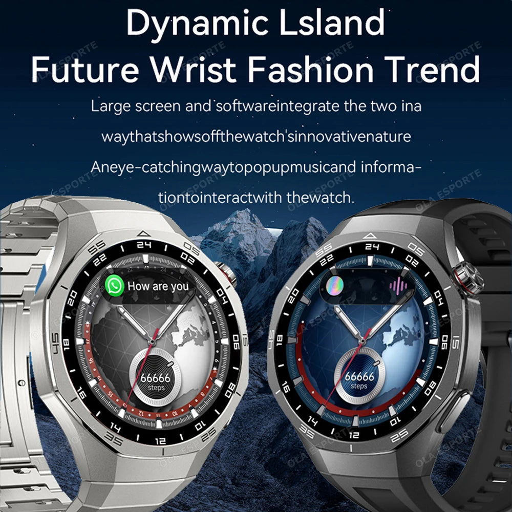 2025 New IP68 Waterproof Smart Watch AMOLED Screen Bluetooth Call All-day Heart Rate Monitoring Health Smartwatch For Men Women.