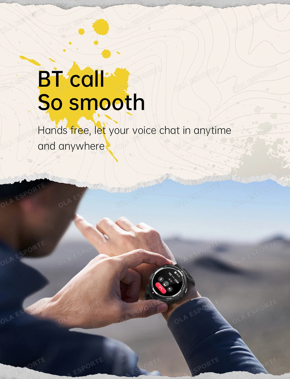 Swimming Smartwatch | 30M Waterproof, Flashlight & Fitness Tracker