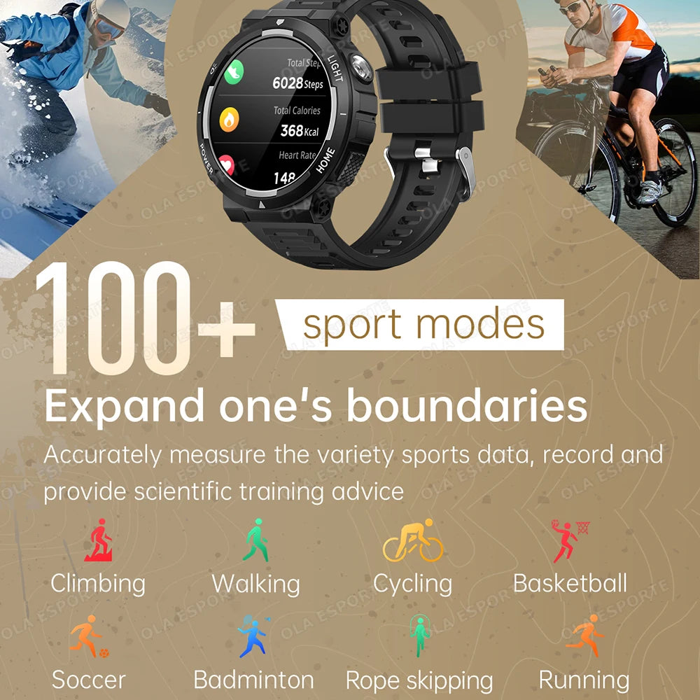 Swimming Smartwatch | 30M Waterproof, Flashlight & Fitness Tracker