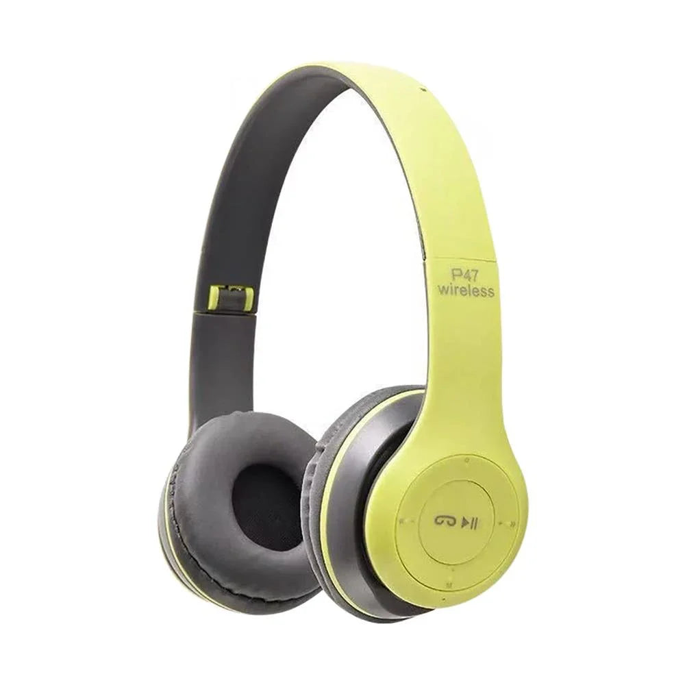 P47 Foldable Bluetooth Headphones | Wireless Stereo for iPhone & Xiaomi