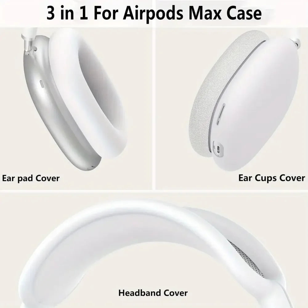 Soft Silicone Protector for AirPods Max | Shockproof Earphone Case