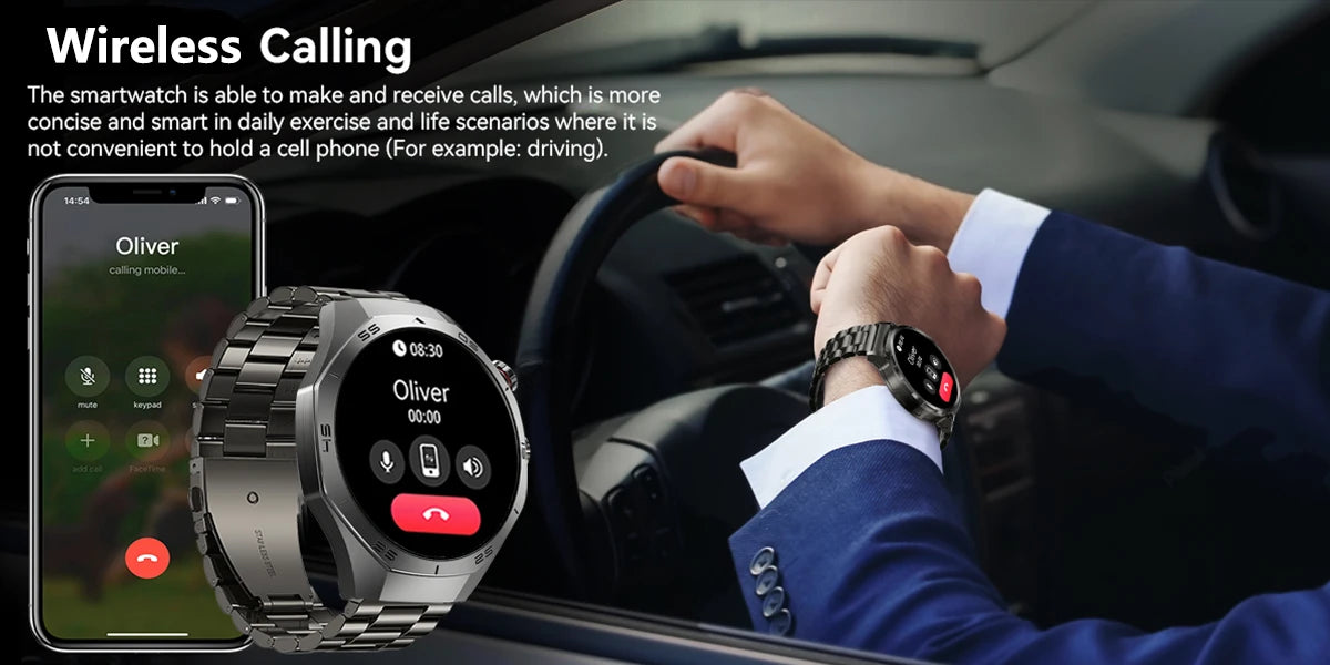 Waterproof Smartwatch 2025 | GPS, AMOLED Display & Health Monitor