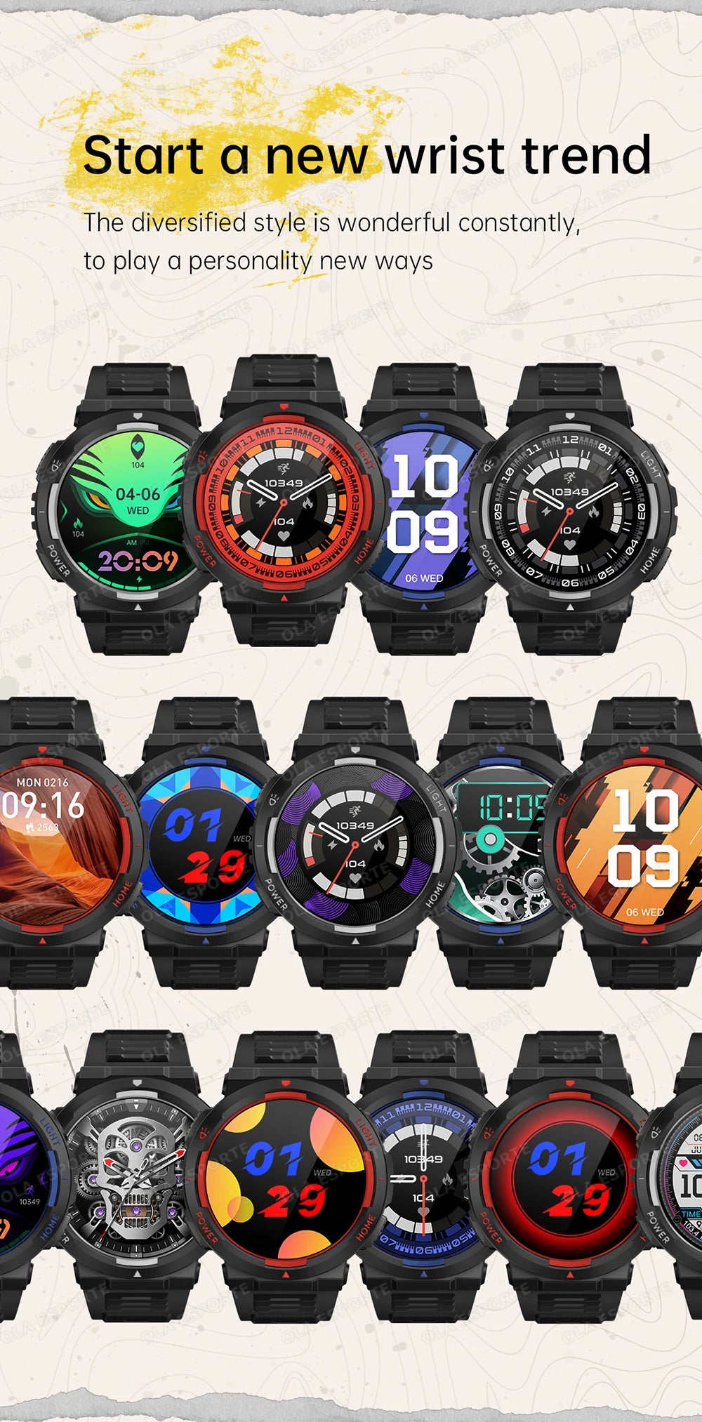 Swimming Smartwatch | 30M Waterproof, Flashlight & Fitness Tracker