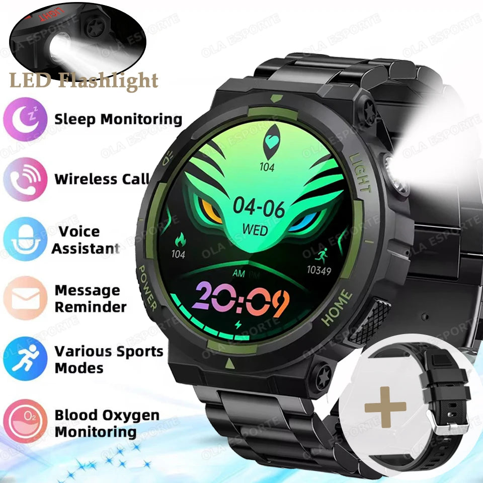 Swimming Smartwatch | 30M Waterproof, Flashlight & Fitness Tracker