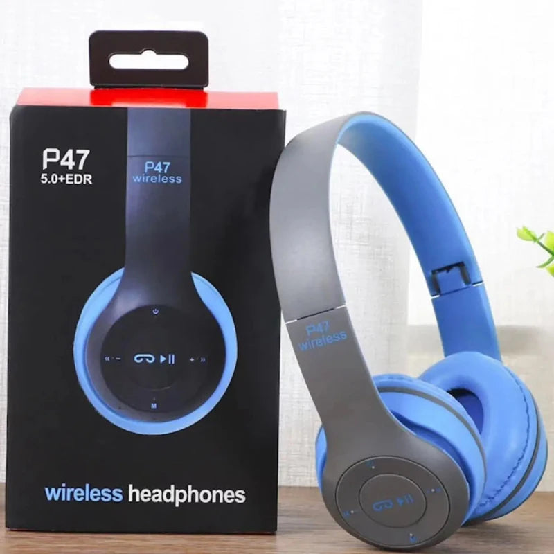 P47 Bluetooth Headset | Wireless, Noise Canceling for iPhone & Samsung