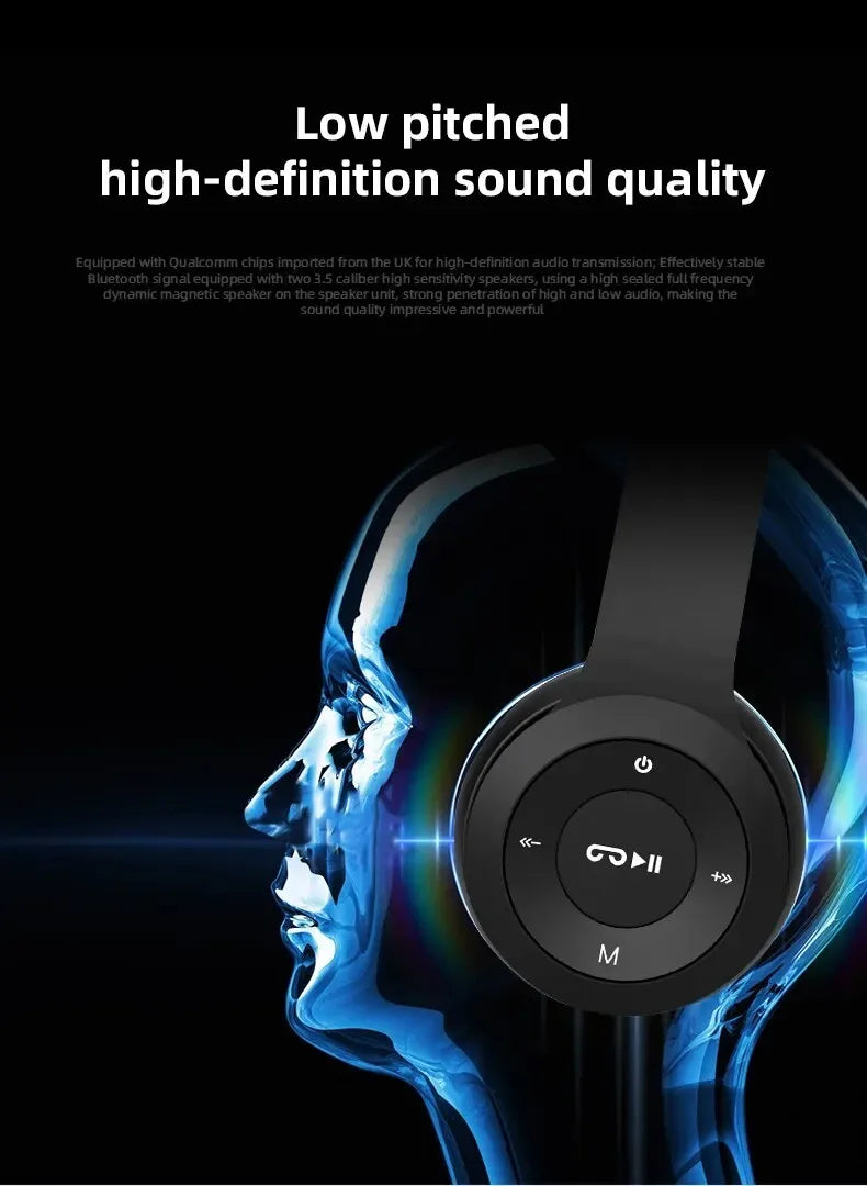 P47 Bluetooth Headset | Wireless, Noise Canceling for iPhone & Samsung