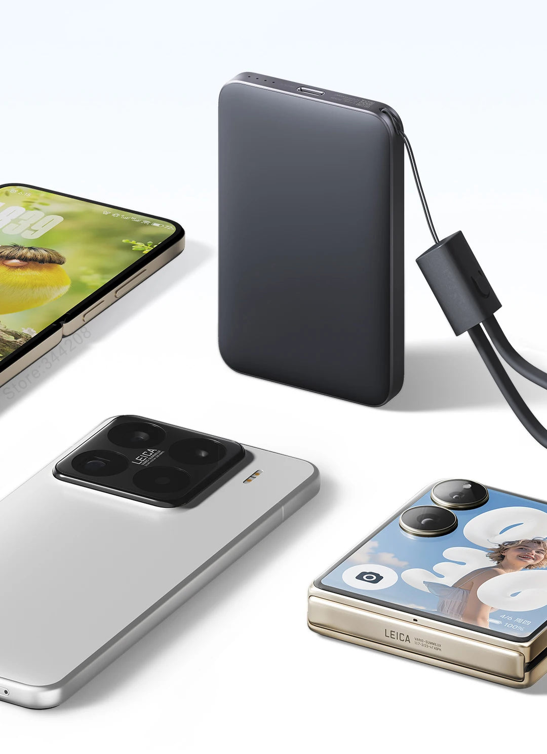 Xiaomi Slim 5000mAh Power Bank – Quick Charge with Temp Control