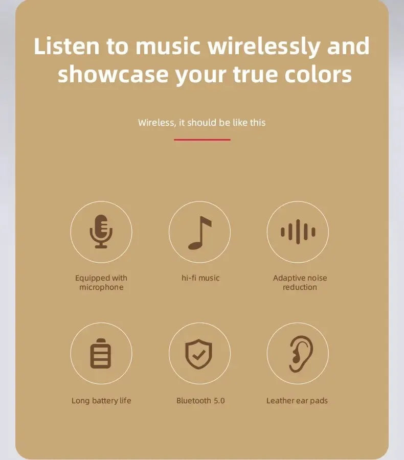 P47 Bluetooth Headset | Wireless, Noise Canceling for iPhone & Samsung