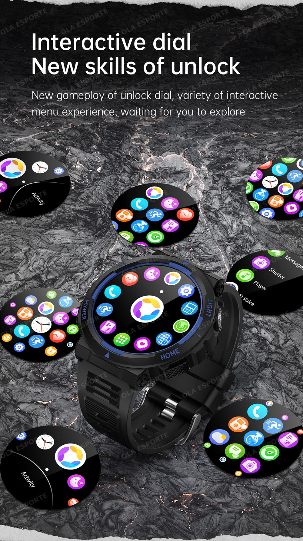 Swimming Smartwatch | 30M Waterproof, Flashlight & Fitness Tracker