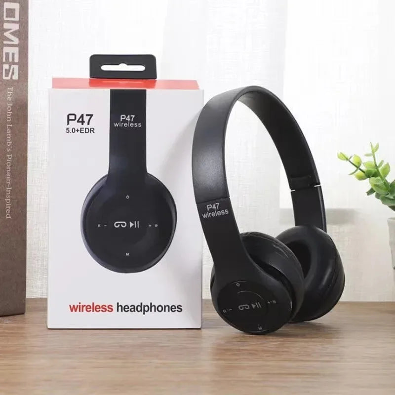P47 Bluetooth Headset | Wireless, Noise Canceling for iPhone & Samsung
