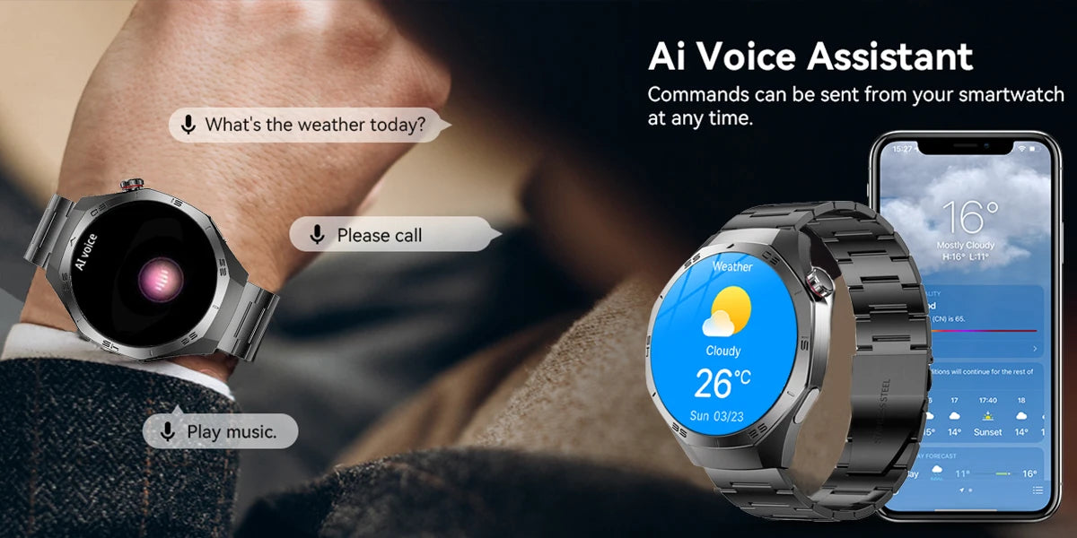Waterproof Smartwatch 2025 | GPS, AMOLED Display & Health Monitor