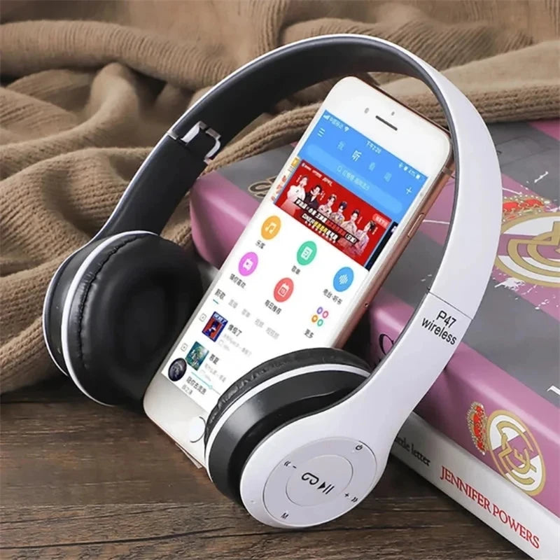 P47 Bluetooth Headset | Wireless, Noise Canceling for iPhone & Samsung