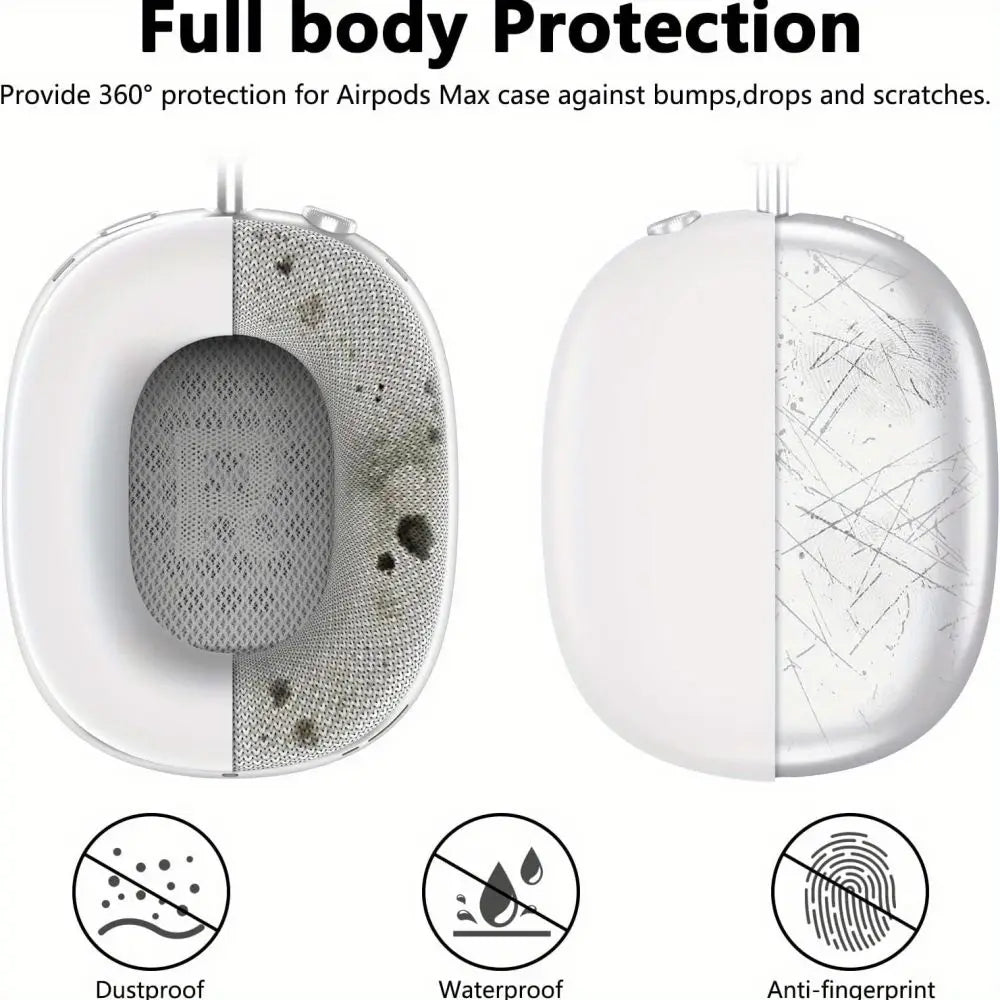 Soft Silicone Protector for AirPods Max | Shockproof Earphone Case