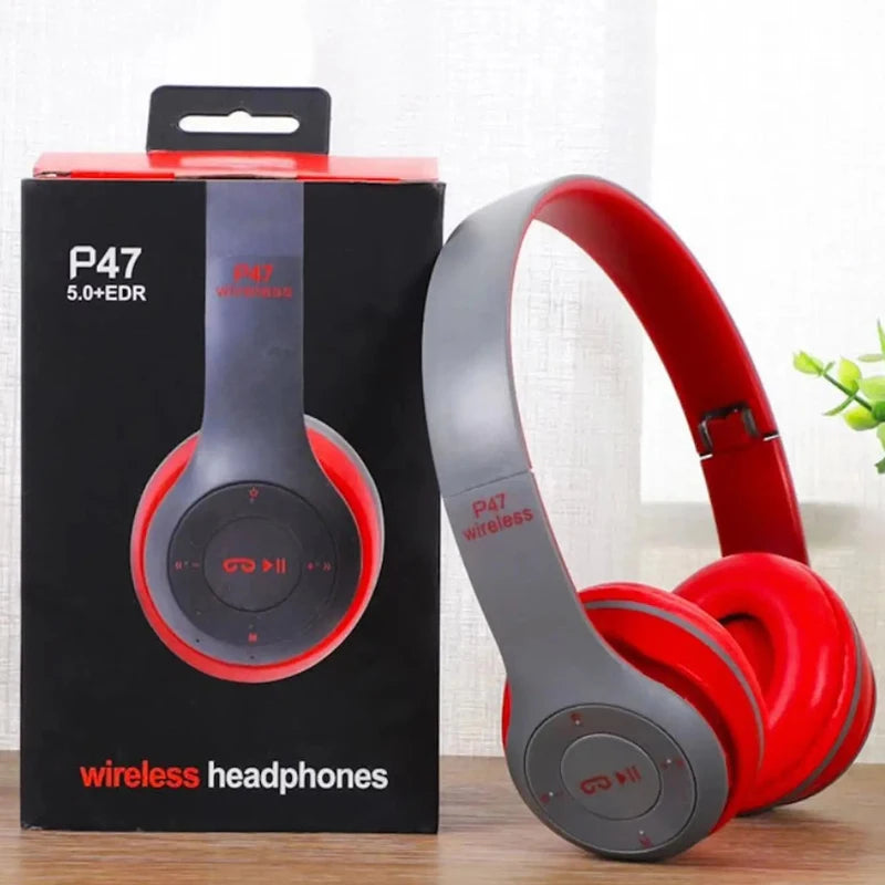 P47 Bluetooth Headset | Wireless, Noise Canceling for iPhone & Samsung