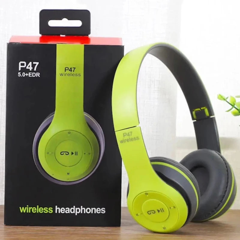P47 Bluetooth Headset | Wireless, Noise Canceling for iPhone & Samsung