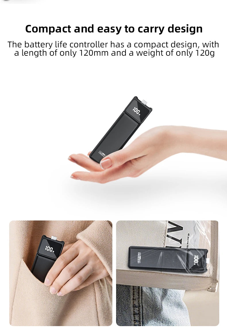 5000mAh Charging Hand Grip for DJI Osmo Pocket 3 with Mini Bracket