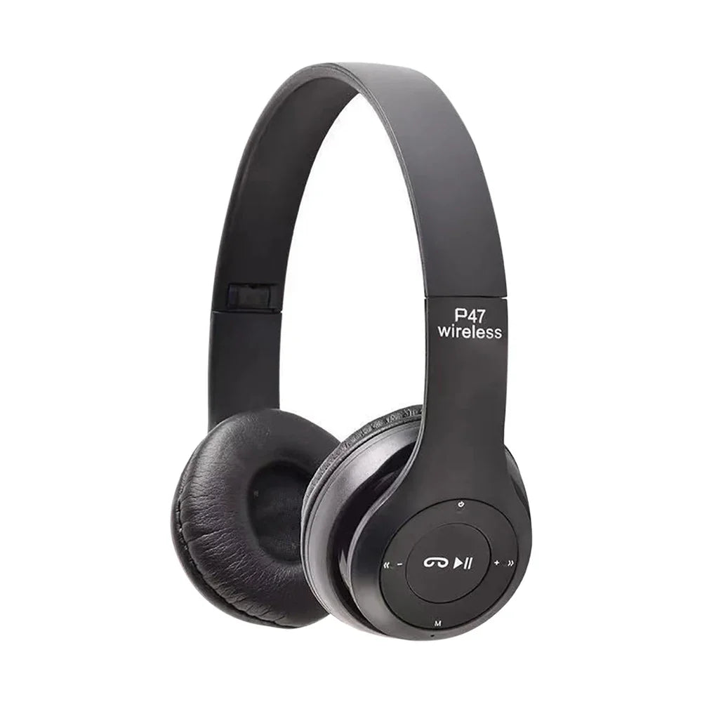 P47 Foldable Bluetooth Headphones | Wireless Stereo for iPhone & Xiaomi