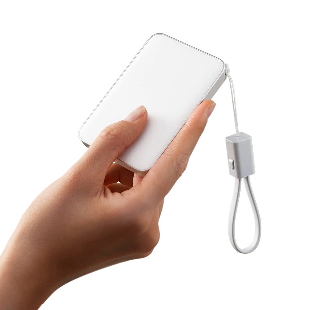 Xiaomi Slim 5000mAh Power Bank – Quick Charge with Temp Control