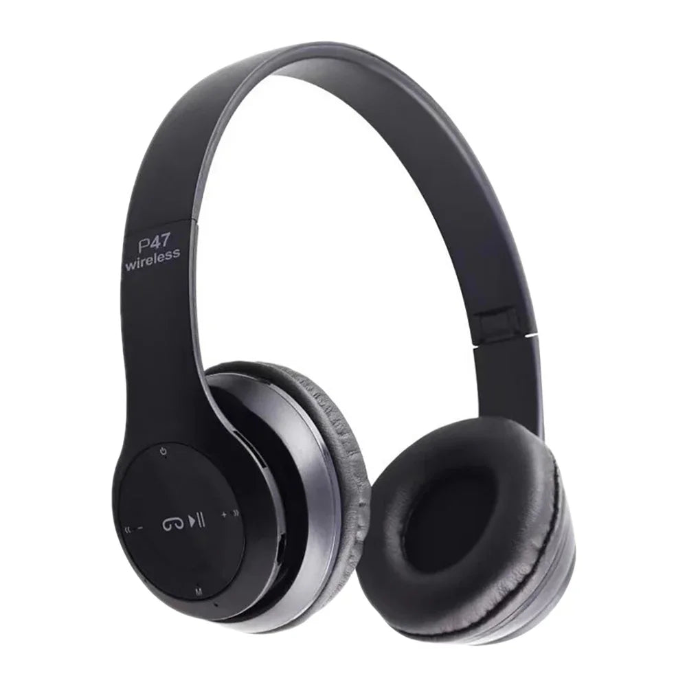 P47 Foldable Bluetooth Headphones | Wireless Stereo for iPhone & Xiaomi