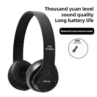 P47 Bluetooth Headset | Wireless, Noise Canceling for iPhone & Samsung