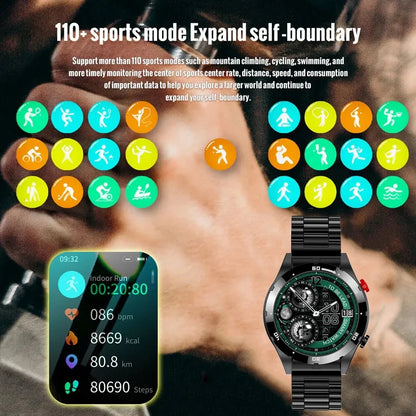 2025 GEJIAN AMOLED Smartwatch | NFC, GPS & Health Tracking