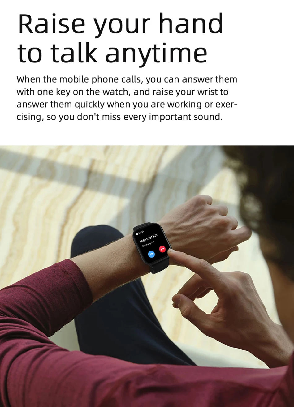 Smartwatch Compatible with Xiaomi, Huawei & Samsung | 2025 Edition
