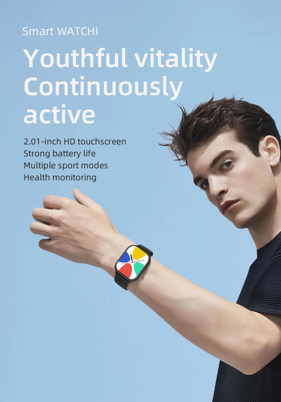Smartwatch Compatible with Xiaomi, Huawei & Samsung | 2025 Edition