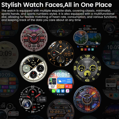 Waterproof Smartwatch 2025 | GPS, AMOLED Display & Health Monitor