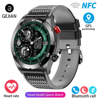 2025 GEJIAN AMOLED Smartwatch | NFC, GPS & Health Tracking