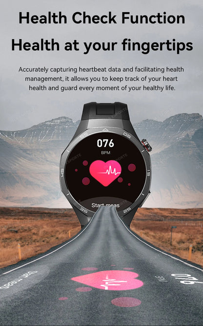 2025 New IP68 Waterproof Smart Watch AMOLED Screen Bluetooth Call All-day Heart Rate Monitoring Health Smartwatch For Men Women.
