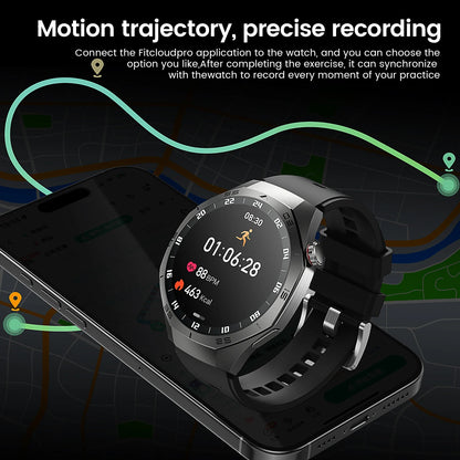 Waterproof Smartwatch 2025 | GPS, AMOLED Display & Health Monitor