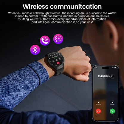 Waterproof Smartwatch 2025 | GPS, AMOLED Display & Health Monitor