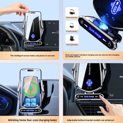 Smart Wireless Car Charger – Automatic Clamping Holder